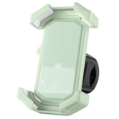 JGmotorfi Elektrische Handyhalterung für Motorrad, starker Verriegelungsmechanismus für sichere Befestigung (grün) von JGmotorfi