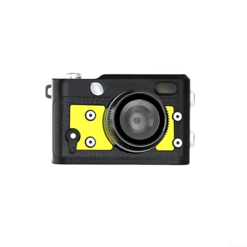 JGmotorfi Kompakte 1080P-Digitalkamera, lange Standby-Zeit, einfach zu bedienen, leicht zu tragen, 8 m Fotoauflösung (gelb) von JGmotorfi