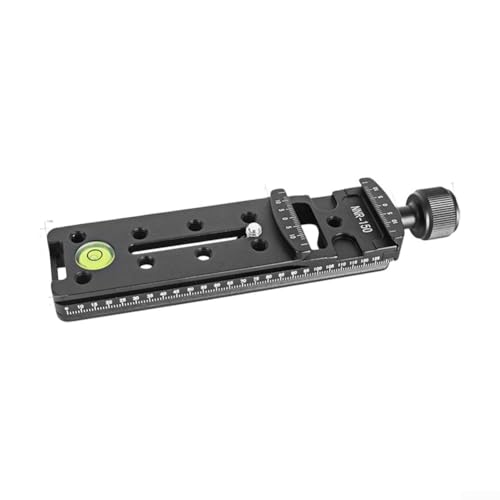 JGmotorfi Makro-Fokussierungsschiene, Aluminiumlegierung, für Kameraschiene, Nodalschieber, Auslöseplatte für Stative für DSLR-Kamera, Filmfotografie (150 mm) von JGmotorfi