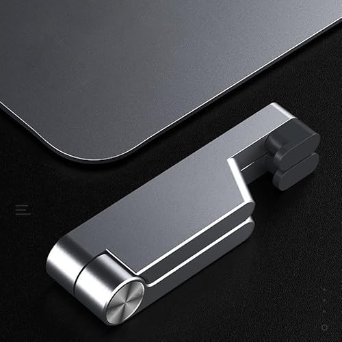 JGmotorfi T1 Mini-Smartphone-Halterung aus Metall, lässt sich leicht an Ihren bevorzugten Winkel anpassen (schwarz) von JGmotorfi