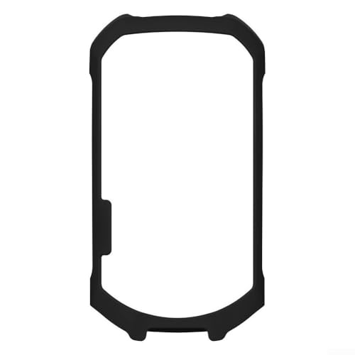 Zuverlässige Fahrradcomputer-Abdeckung aus PP-Kunststoff für Garmin 1050, halbverpackter Schutz zum Radfahren (schwarz) von JGmotorfi