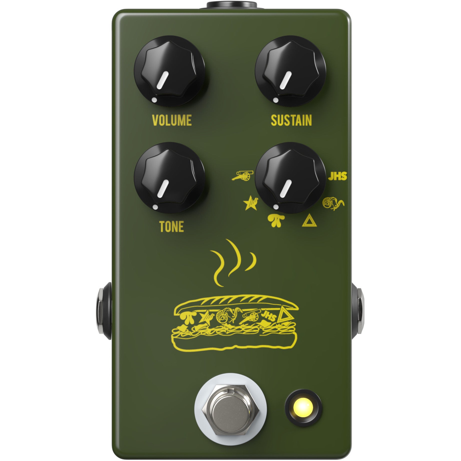 JHS Pedals Muffuletta Army Green 6-Way Fuzz Effects Pedal JHS Pedals Muffuletta Army Green 6-Way Fuzz Effects Pedal von JHS Pedals
