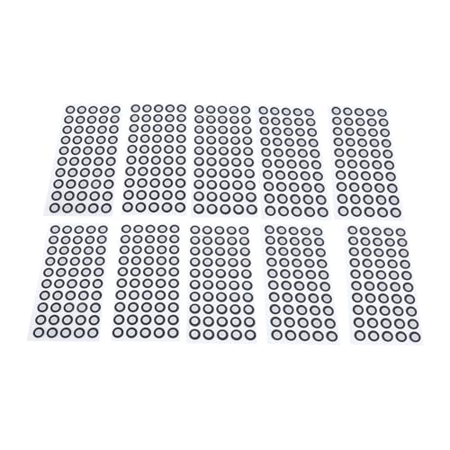 10 Blatt 3D-Scan-Marker, 6 mm, 10 mm Außendurchmesser, Referenzpunkt, diffuse Reflexionsmarker, 3D-Scan-Tracking-Punkte Präzise Tracking-Punkte 10 Blatt 3D-Scan-Marker, 6 mm, 10 mm Außendurchmesser, Referenzpunkt, diffuse Reflexionsmarker, 3D-Scan-Tracking-Punkte Präzise Tracking-Punkte von JHXHFJXZ