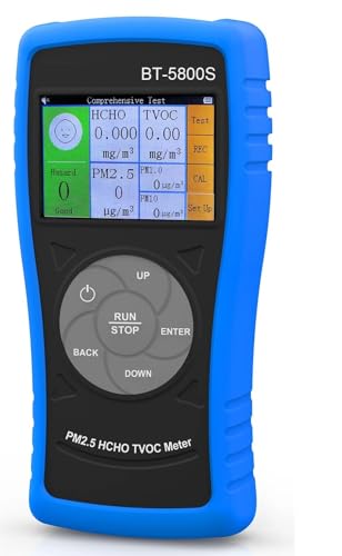 3-in-1-Luftqualitätsmonitor, Formaldehyd-Detektor for Testen von PM2,5, PM10, HCHO, TVOC, wiederfladbar über USB for den Innen- und ßenbereich Präzise Sensoren für schnelle Erkennung 3-in-1-Luftqualitätsmonitor, Formaldehyd-Detektor for Testen von PM2,5, PM10, HCHO, TVOC, wiederfladbar über USB for den Innen- und ßenbereich Präzise Sensoren für schnelle Erkennung von JHXHFJXZ