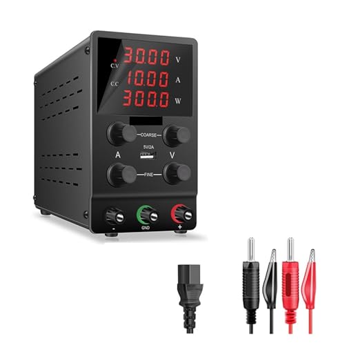 30 V 10 A Gleichstromversorgung, einstellbar mit hochpräziser 4-stelliger LED-Anzeige, Zweikanal-Labornetzteile, Spannungsregler, Mehrfachausgang 120 V 3 A 60 V 5 A Weit verbreitet(30V 10A-single) von JHXHFJXZ