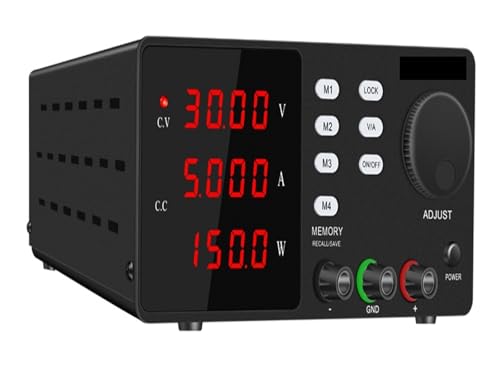 300 W 360 W DC geregeltes Labornetzteil variabel, 30 V 10 A Labor einstellbar 60 V 5 A 120 V 3 A Spannungsregler Stabilisator Tischquelle Weit verbreitet(Black 30V 5A 150W) von JHXHFJXZ