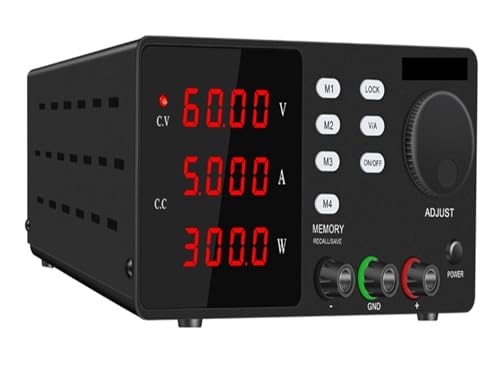 300 W 360 W DC geregeltes Labornetzteil variabel, 30 V 10 A Labor einstellbar 60 V 5 A 120 V 3 A Spannungsregler Stabilisator Tischquelle Weit verbreitet(Black 60V 5A 300W) von JHXHFJXZ