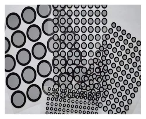 3D-Scan-Marker/Punkte/fkleber, reflektierende Filmmarkierungspunkte for 3D-Scannen und optisches Tracking Präzise Tracking-Punkte(Inner 3 outer 6mm(1000)) von JHXHFJXZ