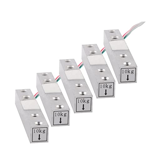 5 stücke Micro Wägezelle Gewichtssensor Aluminiumlegierung Wiegedrucksensor for DIY Elektronische Tragbare Küchenwaage Sensoren 1-20KG Hohe Stabilität und Präzision(10KG(5pcs)) von JHXHFJXZ