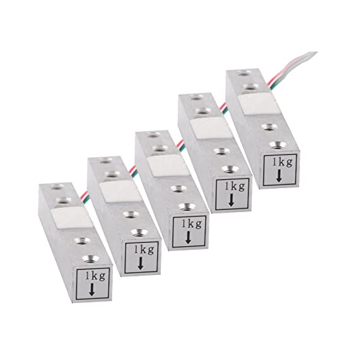 5 stücke Micro Wägezelle Gewichtssensor Aluminiumlegierung Wiegedrucksensor for DIY Elektronische Tragbare Küchenwaage Sensoren 1-20KG Hohe Stabilität und Präzision(1KG(5pcs)) von JHXHFJXZ