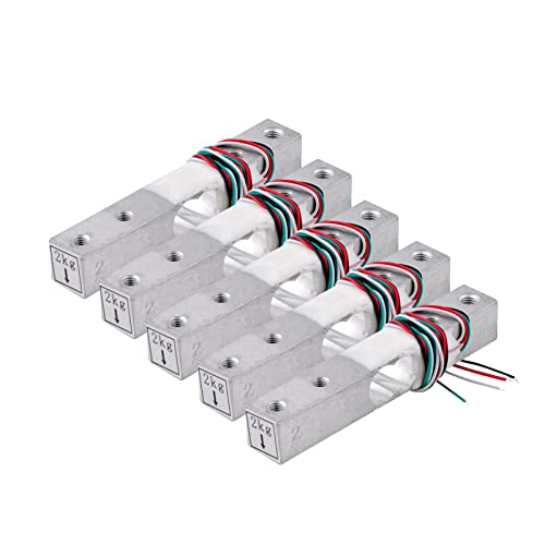5 stücke Micro Wägezelle Gewichtssensor Aluminiumlegierung Wiegedrucksensor for DIY Elektronische Tragbare Küchenwaage Sensoren 1-20KG Hohe Stabilität und Präzision(2KG(5pcs)) von JHXHFJXZ