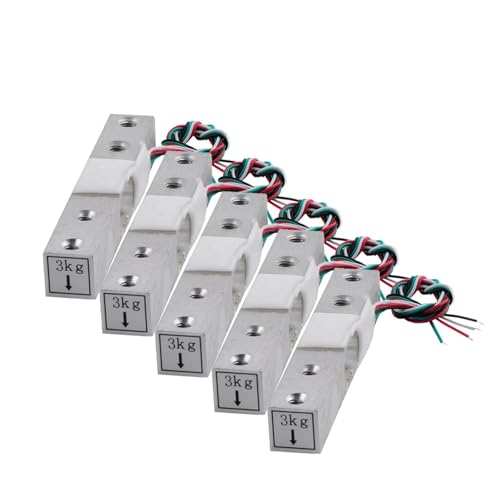5 stücke Micro Wägezelle Gewichtssensor Aluminiumlegierung Wiegedrucksensor for DIY Elektronische Tragbare Küchenwaage Sensoren 1-20KG Hohe Stabilität und Präzision(3KG(5pcs)) von JHXHFJXZ