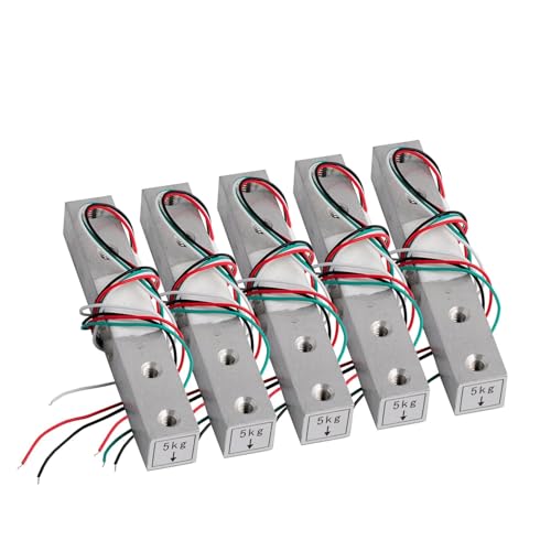 5 stücke Micro Wägezelle Gewichtssensor Aluminiumlegierung Wiegedrucksensor for DIY Elektronische Tragbare Küchenwaage Sensoren 1-20KG Hohe Stabilität und Präzision(5KG(5pcs)) von JHXHFJXZ