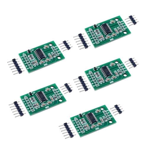 5 stücke Micro Wägezelle Gewichtssensor Aluminiumlegierung Wiegedrucksensor for DIY Elektronische Tragbare Küchenwaage Sensoren 1-20KG Hohe Stabilität und Präzision(5pcs HX711) von JHXHFJXZ