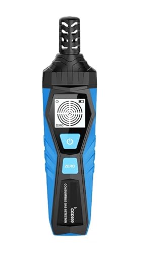 Brennbares Erdgas-Detektor, brennbares Gas-Lecksuchrät, CH4, Methan, Alkohol, LPG-Analysator, PPM-Summer-Alarm mit Flex-Sonde Präzise Sensoren für schnelle Erkennung(CGD900) von JHXHFJXZ