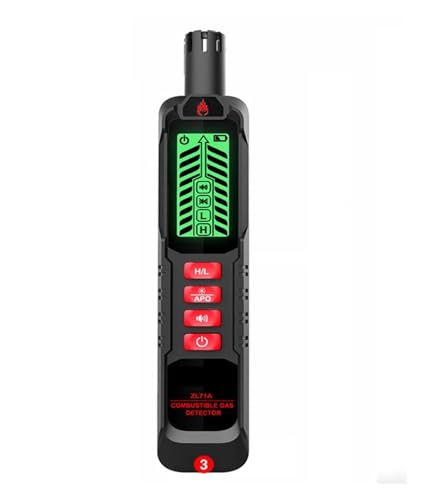 Gaslecksuchgerät for brennbare, natürliche, brennbare Alkohole, LPG, Methan, Analysator, Summeralarm, PPM-Analysator, Sensorwerkzeug for brennbare Gase Präzise Sensoren für schnelle Erkennung(ZL71A) Gaslecksuchgerät for brennbare, natürliche, brennbare Alkohole, LPG, Methan, Analysator, Summeralarm, PPM-Analysator, Sensorwerkzeug for brennbare Gase Präzise Sensoren für schnelle Erkennung(ZL71A) von JHXHFJXZ