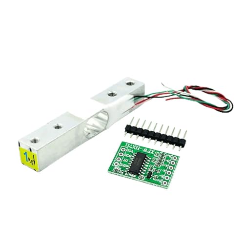 HX711 Wägezelle Gewichtssensor 1KG 5KG 10KG 20KG Aluminiumlegierung Wiegesensor for Mikrocontroller Hohe Stabilität und Präzision(HX711 And 1KG) von JHXHFJXZ