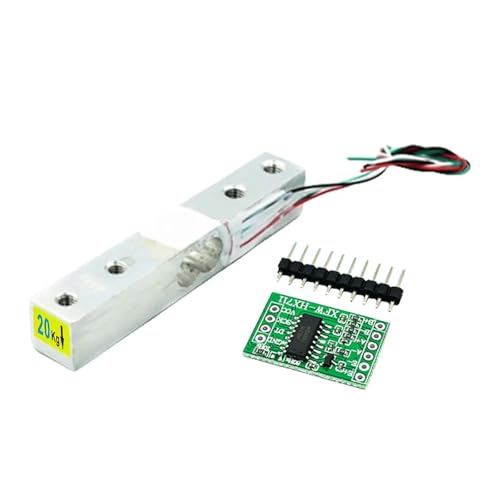 HX711 Wägezelle Gewichtssensor 1KG 5KG 10KG 20KG Aluminiumlegierung Wiegesensor for Mikrocontroller Hohe Stabilität und Präzision(HX711 And 20KG) von JHXHFJXZ