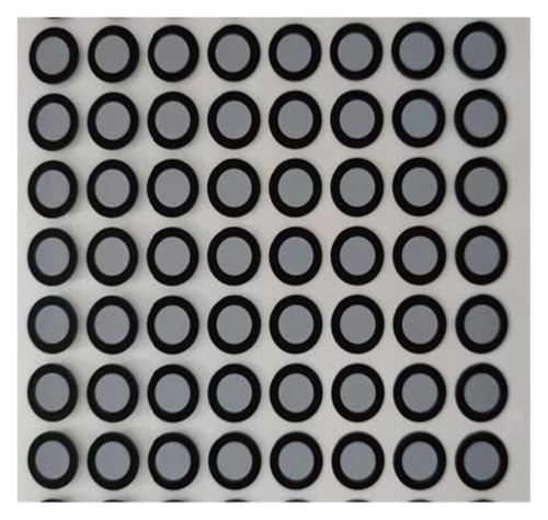 Hochreflektierende 3D-Scannerpunkte, Referenzpunktmarkierungen/Reflexionsmarkierungen for 3D-Scannen und optisches Tracking Präzise Tracking-Punkte(Inner 12 outer 19mm(500)) von JHXHFJXZ