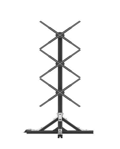 JHXHFJXZ 3-in-1-3D-Hologramm-Fan, Videowand-Synchronisationswerbung, Hologramm-Projektor, LED-Fan-Display for Geschäftsschilder, Bar-Events Einfaches Ändern des Videos(100CM) von JHXHFJXZ