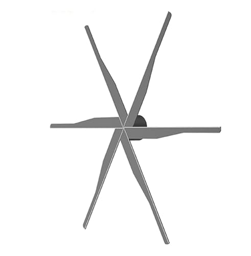 JHXHFJXZ 3D-Hologramm-Fan kann Bilder und Videos anzeigen. Holografischer Video-Werbeprojektor for Bar, Geschäft, Halloween, Weihnachten Einfaches Ändern des Videos(115CM) von JHXHFJXZ