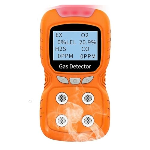 JHXHFJXZ 4 In 1 Gas Detektor CO H2S O2 Monitor Analyzer Leck Tragbare Gas Leck Detektor Präzise Sensoren für schnelle Erkennung JHXHFJXZ 4 In 1 Gas Detektor CO H2S O2 Monitor Analyzer Leck Tragbare Gas Leck Detektor Präzise Sensoren für schnelle Erkennung von JHXHFJXZ