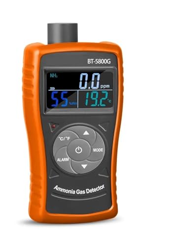 JHXHFJXZ Ammoniak-Gasdetektorsensor, Test for 0~100 PPM Nh3-Monitormessrät mit Temperatur-Feuchtigkeitstester Präzise Sensoren für schnelle Erkennung JHXHFJXZ Ammoniak-Gasdetektorsensor, Test for 0~100 PPM Nh3-Monitormessrät mit Temperatur-Feuchtigkeitstester Präzise Sensoren für schnelle Erkennung von JHXHFJXZ