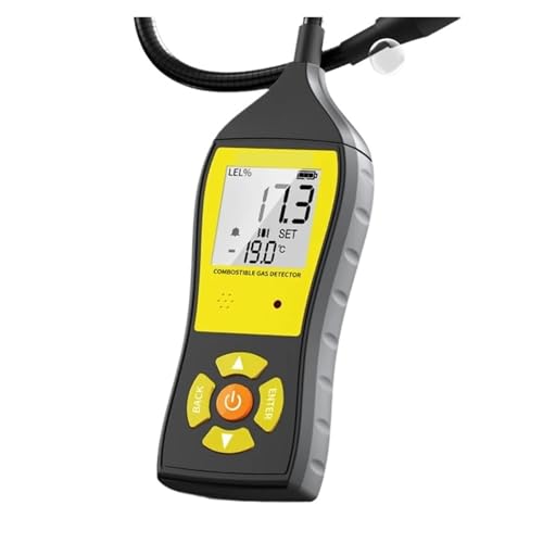 JHXHFJXZ Brennbares Gas-Lecksuchrät Konzentrattester Gasleckalarm for Methan, Erdgas, LNG, LPG, Echtzeit-Konzentrat Präzise Sensoren für schnelle Erkennung JHXHFJXZ Brennbares Gas-Lecksuchrät Konzentrattester Gasleckalarm for Methan, Erdgas, LNG, LPG, Echtzeit-Konzentrat Präzise Sensoren für schnelle Erkennung von JHXHFJXZ
