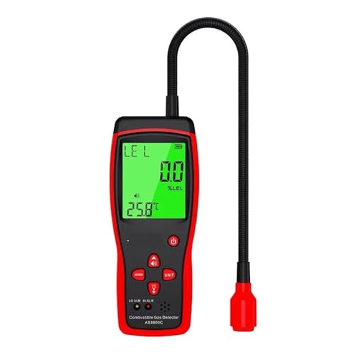 JHXHFJXZ Digitaler Detektor for brennbare Gase, Gasanalysator, Ortung von brennbaren Erdgaslecks, Bestimmung des Messräts, Gastester, Ton-/Lichtalarm Präzise Sensoren für schnelle Erkennung JHXHFJXZ Digitaler Detektor for brennbare Gase, Gasanalysator, Ortung von brennbaren Erdgaslecks, Bestimmung des Messräts, Gastester, Ton-/Lichtalarm Präzise Sensoren für schnelle Erkennung von JHXHFJXZ