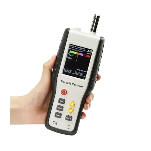 JHXHFJXZ HT-9600 PM2.5 Detektor Staubpartikelzähler 0,3 1,5 PM10 Luftverschmutzungsdetektor Partikelstaubmessgerät 2,8 Zoll LCD-Display Präzise Sensoren für schnelle Erkennung JHXHFJXZ HT-9600 PM2.5 Detektor Staubpartikelzähler 0,3 1,5 PM10 Luftverschmutzungsdetektor Partikelstaubmessgerät 2,8 Zoll LCD-Display Präzise Sensoren für schnelle Erkennung von JHXHFJXZ