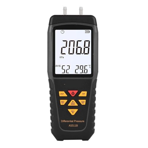 JHXHFJXZ SMART Sensor AS511 Digitale Druckmessräte Manometer Luftdruckmessrät Differenzdruckmessrät for Erdgas Präzise Sensoren für schnelle Erkennung(AS511) von JHXHFJXZ