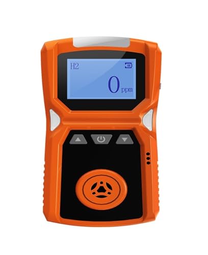 JHXHFJXZ Tragbarer Industrie-Gasdetektor for H2/CO/PH3/CO2/H2S/NH3/O2/NO2/NO/EX/CH4, Alarmdetektor for brennbare Gase, USB-fladung, 0-100% UEG Präzise Sensoren für schnelle Erkennung(H2-0-1000ppm) von JHXHFJXZ