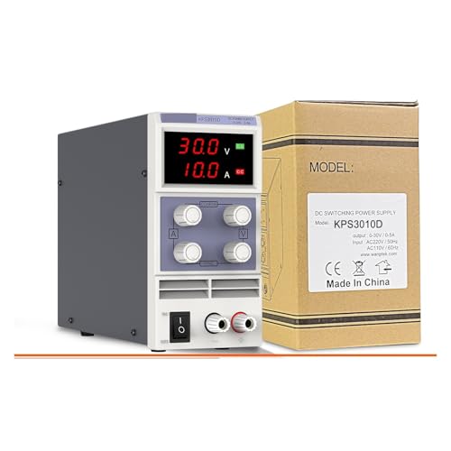 Laborstabilisator, Gleichstromversorgung variabel, 60 V, 5 A, einstellbarer Spannungsregler, Schaltvariable Tischquelle, 30 V, 10 A, DIY Weit verbreitet(3010D 30V 10A) von JHXHFJXZ