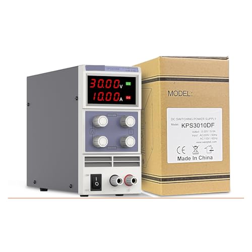 Laborstabilisator, Gleichstromversorgung variabel, 60 V, 5 A, einstellbarer Spannungsregler, Schaltvariable Tischquelle, 30 V, 10 A, DIY Weit verbreitet(3010DF 30V 10A) von JHXHFJXZ