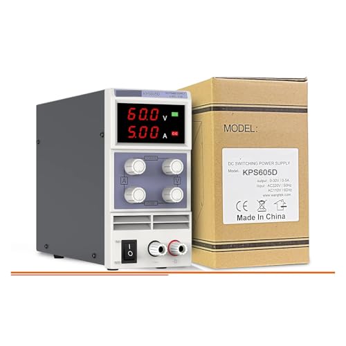 Laborstabilisator, Gleichstromversorgung variabel, 60 V, 5 A, einstellbarer Spannungsregler, Schaltvariable Tischquelle, 30 V, 10 A, DIY Weit verbreitet(605D 60V 5A) von JHXHFJXZ