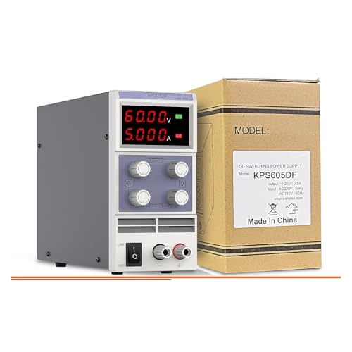 Laborstabilisator, Gleichstromversorgung variabel, 60 V, 5 A, einstellbarer Spannungsregler, Schaltvariable Tischquelle, 30 V, 10 A, DIY Weit verbreitet(605DF 60V 5A) von JHXHFJXZ