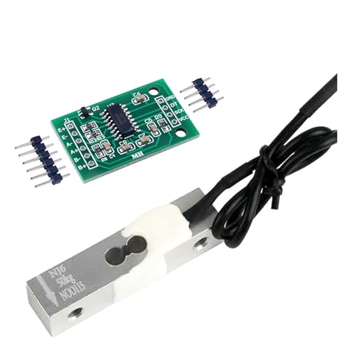 NJ6 1-50KG Mikro-Wägezelle und HX711 AD-Modul Wiegedrucksensor for DIY elektronische tragbare Küchenwaage Hohe Stabilität und Präzision(1kg and HX711) von JHXHFJXZ