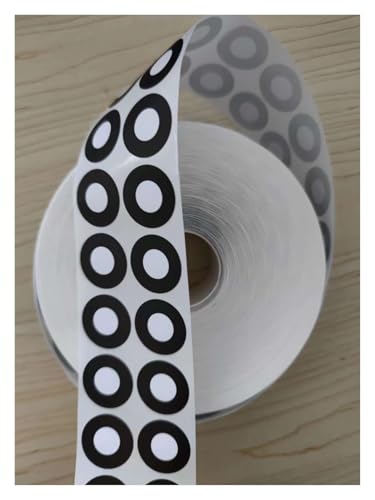 Nicht reflektierende 3D-Scan-Markierungspunkte, fkleber, Positionierungsziele for 3D-Scanner Präzise Tracking-Punkte(In 8 out 16mm(5000)) von JHXHFJXZ