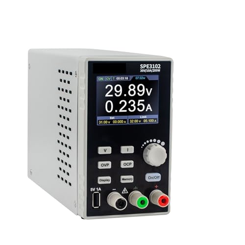 Programmierbares Gleichstromnetzteil, variabel, 300 W, 30 V/10 A, 60 V/10 A, 2,8 Zoll LCD, 10 mV/1 mA Auflösung, digitaler Spannungsreglerschalter, SPE3103 Weit verbreitet(SPE3102 200W) von JHXHFJXZ