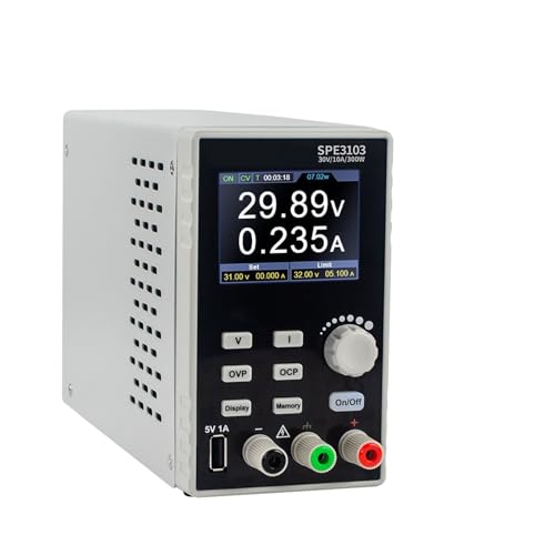 Programmierbares Gleichstromnetzteil, variabel, 300 W, 30 V/10 A, 60 V/10 A, 2,8 Zoll LCD, 10 mV/1 mA Auflösung, digitaler Spannungsreglerschalter, SPE3103 Weit verbreitet(SPE3103 300W) von JHXHFJXZ