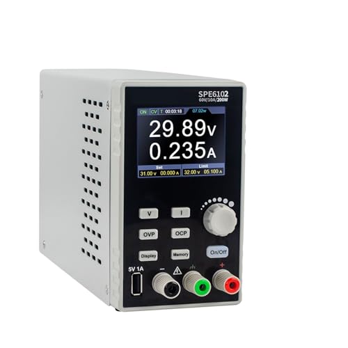 Programmierbares Gleichstromnetzteil, variabel, 300 W, 30 V/10 A, 60 V/10 A, 2,8 Zoll LCD, 10 mV/1 mA Auflösung, digitaler Spannungsreglerschalter, SPE3103 Weit verbreitet(SPE6102 200W) von JHXHFJXZ