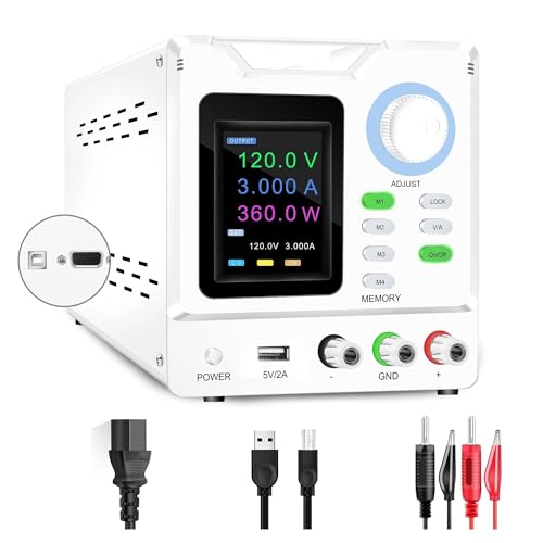 RS-232 Labor-Gleichstromversorgung, Labor, einstellbar, 30 V, 10 A, 5 A, 60 V, 120 V, 3 A, 300 V, 200 V, 1 A, programmierbares Tischnetzteil, Spannungsregler, PC-Software Weit verbreitet(120V 3A White RS-232 Labor-Gleichstromversorgung, Labor, einstellbar, 30 V, 10 A, 5 A, 60 V, 120 V, 3 A, 300 V, 200 V, 1 A, programmierbares Tischnetzteil, Spannungsregler, PC-Software Weit verbreitet(120V 3A White von JHXHFJXZ