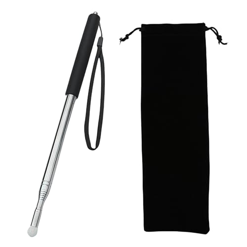 Zeigestab Ausziehbar 120cm mit Handschlaufe 1m, mit Schwarze Aufbewahrungstasche, Teleskop Schläger, Teleskop Zeigestab, für Lehrer Whiteboard Tafel Zeiger, für Präsentationen Formate Seminare Zeigestab Ausziehbar 120cm mit Handschlaufe 1m, mit Schwarze Aufbewahrungstasche, Teleskop Schläger, Teleskop Zeigestab, für Lehrer Whiteboard Tafel Zeiger, für Präsentationen Formate Seminare von JHXhhthongtong