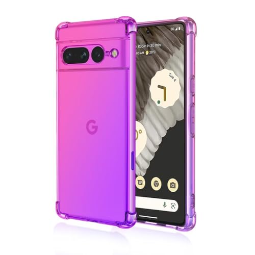 JIAFEI Hülle für Google Pixel 9 Pro XL Gradient Color Handyhülle TPU Gradient Dünn Schutzhülle Anti-Fall Handytasche Handy Case Kompatibel mit Google Pixel 9 Pro XL, Rosa/Violett JIAFEI Hülle für Google Pixel 9 Pro XL Gradient Color Handyhülle TPU Gradient Dünn Schutzhülle Anti-Fall Handytasche Handy Case Kompatibel mit Google Pixel 9 Pro XL, Rosa/Violett von JIAFEI