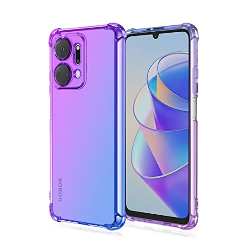 JIAFEI Hülle für Honor X7a Gradient Color Handyhülle TPU Gradient Dünn Schutzhülle Anti-Fall Handytasche Handy Case Kompatibel mit Honor X7a, Violett/Blau JIAFEI Hülle für Honor X7a Gradient Color Handyhülle TPU Gradient Dünn Schutzhülle Anti-Fall Handytasche Handy Case Kompatibel mit Honor X7a, Violett/Blau von JIAFEI