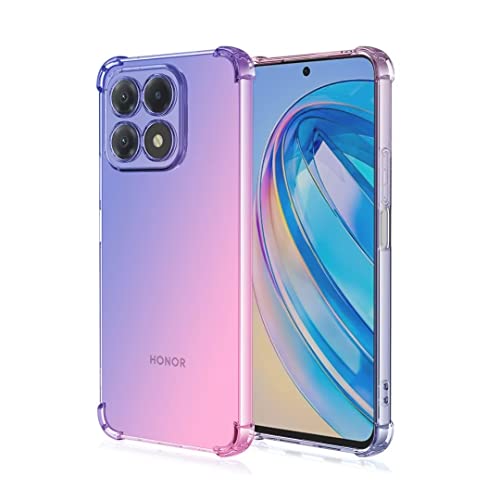 JIAFEI Hülle für Honor X8a Gradient Color Handyhülle TPU Gradient Dünn Schutzhülle Anti-Fall Handytasche Handy Case Kompatibel mit Honor X8a, Blau/Rosa JIAFEI Hülle für Honor X8a Gradient Color Handyhülle TPU Gradient Dünn Schutzhülle Anti-Fall Handytasche Handy Case Kompatibel mit Honor X8a, Blau/Rosa von JIAFEI