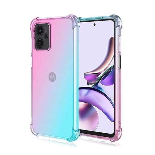JIAFEI Hülle für Motorola Moto G14 Gradient Color Handyhülle TPU Gradient Dünn Schutzhülle Anti-Fall Handytasche Handy Case Kompatibel mit Motorola Moto G14, Rosa/Grün JIAFEI Hülle für Motorola Moto G14 Gradient Color Handyhülle TPU Gradient Dünn Schutzhülle Anti-Fall Handytasche Handy Case Kompatibel mit Motorola Moto G14, Rosa/Grün von JIAFEI