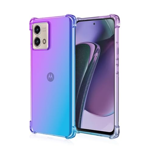 JIAFEI Hülle für Motorola Moto G84 5G Gradient Color Handyhülle TPU Gradient Dünn Schutzhülle Anti-Fall Handytasche Handy Case Kompatibel mit Motorola Moto G84 5G, Violett/Blau JIAFEI Hülle für Motorola Moto G84 5G Gradient Color Handyhülle TPU Gradient Dünn Schutzhülle Anti-Fall Handytasche Handy Case Kompatibel mit Motorola Moto G84 5G, Violett/Blau von JIAFEI