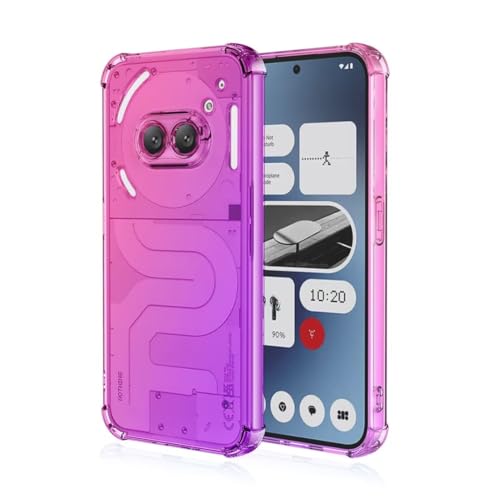 JIAFEI Hülle für Nothing Phone 2a Gradient Color Handyhülle TPU Gradient Dünn Schutzhülle Anti-Fall Handytasche Handy Case Kompatibel mit Nothing Phone 2a, Rosa/Violett JIAFEI Hülle für Nothing Phone 2a Gradient Color Handyhülle TPU Gradient Dünn Schutzhülle Anti-Fall Handytasche Handy Case Kompatibel mit Nothing Phone 2a, Rosa/Violett von JIAFEI