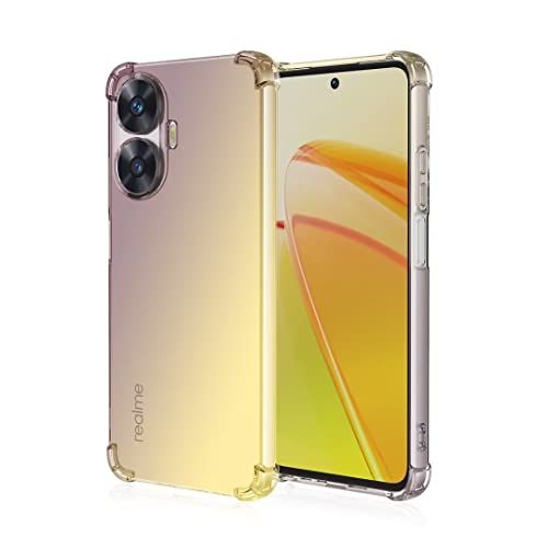 JIAFEI Hülle für Realme C55 Gradient Color Handyhülle TPU Gradient Dünn Schutzhülle Anti-Fall Handytasche Handy Case Kompatibel mit Realme C55, schwarz/Gold JIAFEI Hülle für Realme C55 Gradient Color Handyhülle TPU Gradient Dünn Schutzhülle Anti-Fall Handytasche Handy Case Kompatibel mit Realme C55, schwarz/Gold von JIAFEI